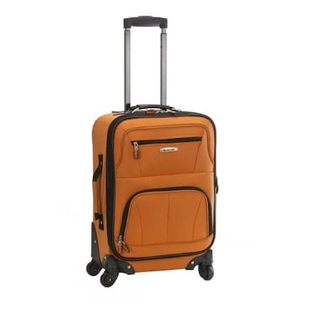 Rockland PASADENA 19 in. EXPANDABLE SPINNER CARRY ON - ORANGE F2281-ORANGE